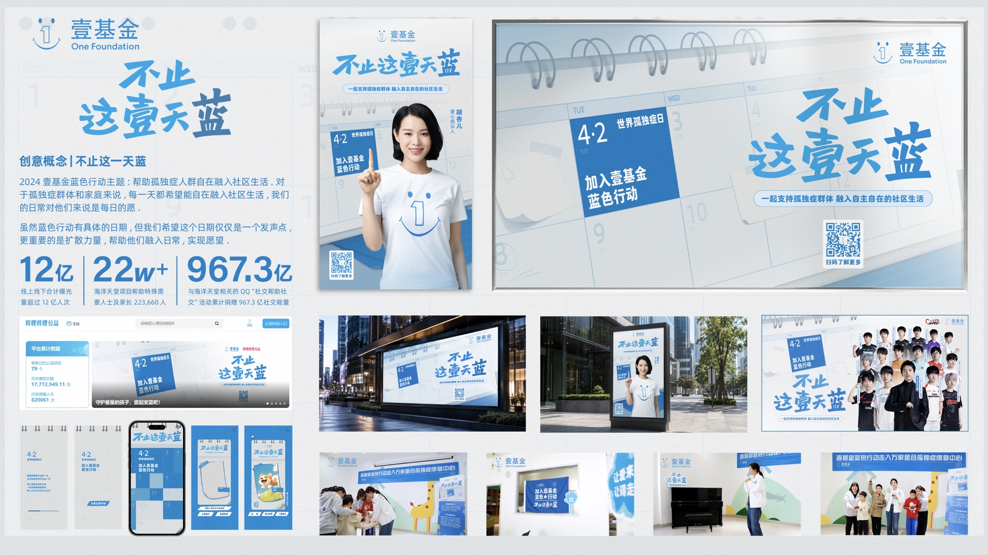 壹基金蓝色行动 · 年度活动与传播